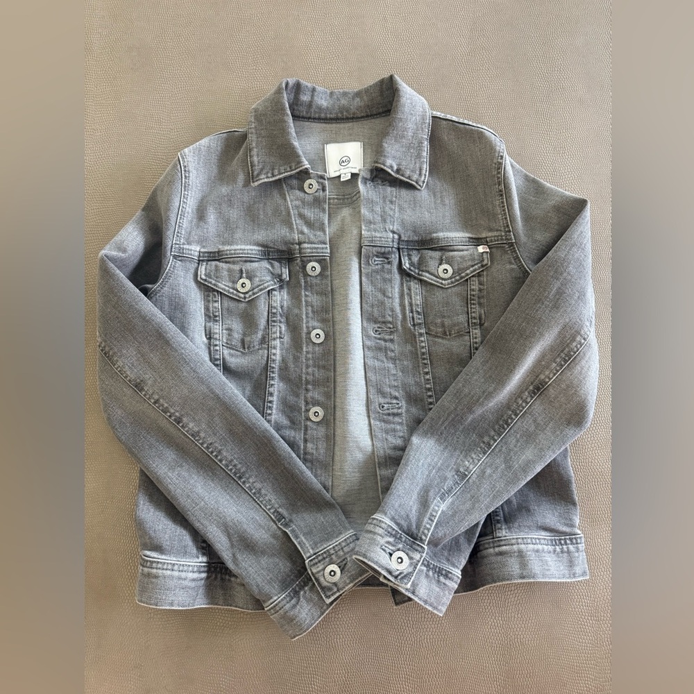 AG Adriano Goldschmied Charcoal Denim Jacket